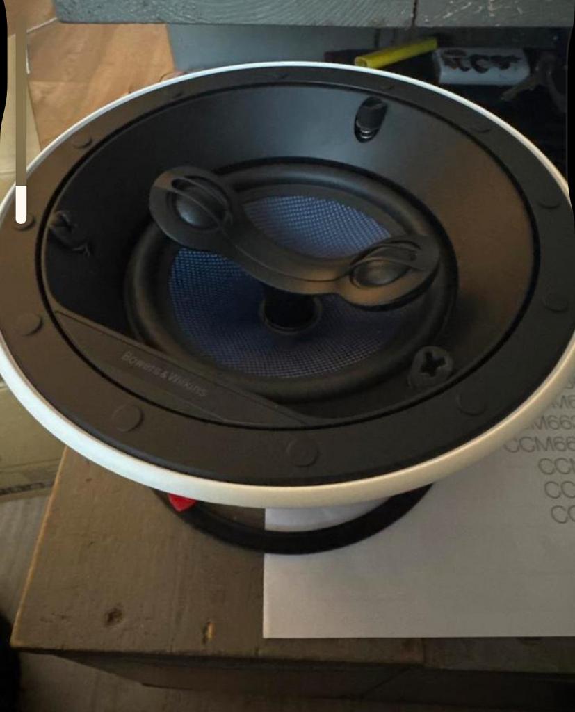 Bowers & Wilkins CCM663SR Nieuw in doos, Audio, Tv en Foto, Luidsprekers, Ophalen of Verzenden, Nieuw, Front, Rear of Stereo speakers