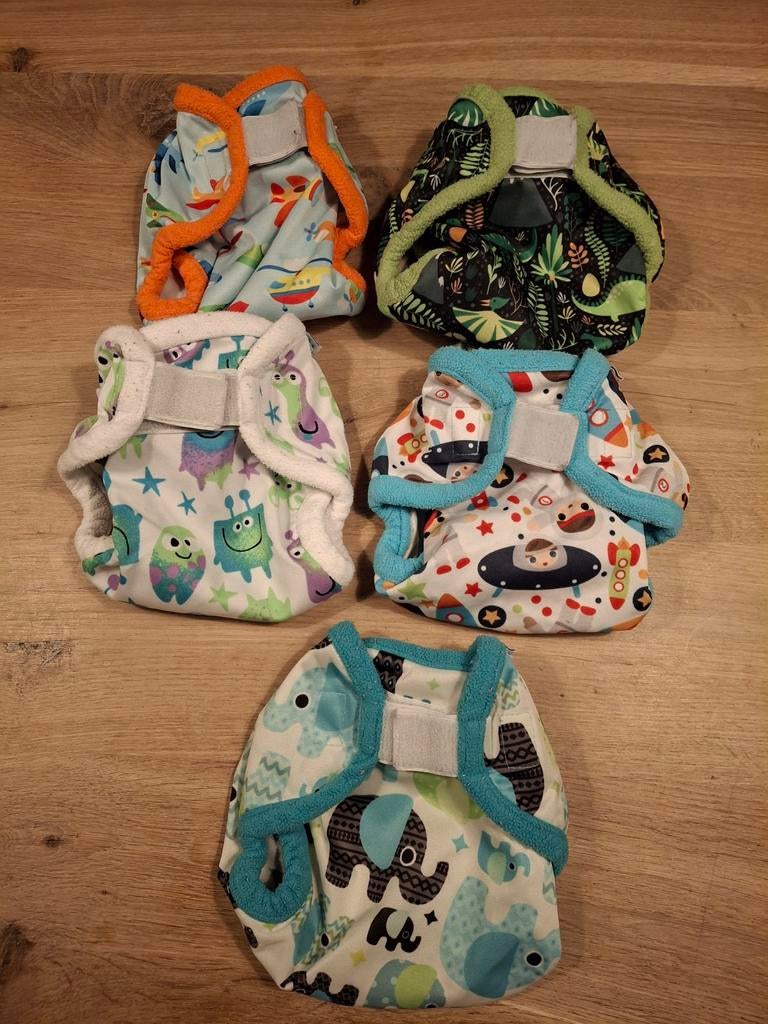 5x Petit Lulu Newborn Overbroekjes, Kinderen en Baby's, Ophalen of Verzenden, Zo goed als nieuw, Petit Lulu, Jongetje