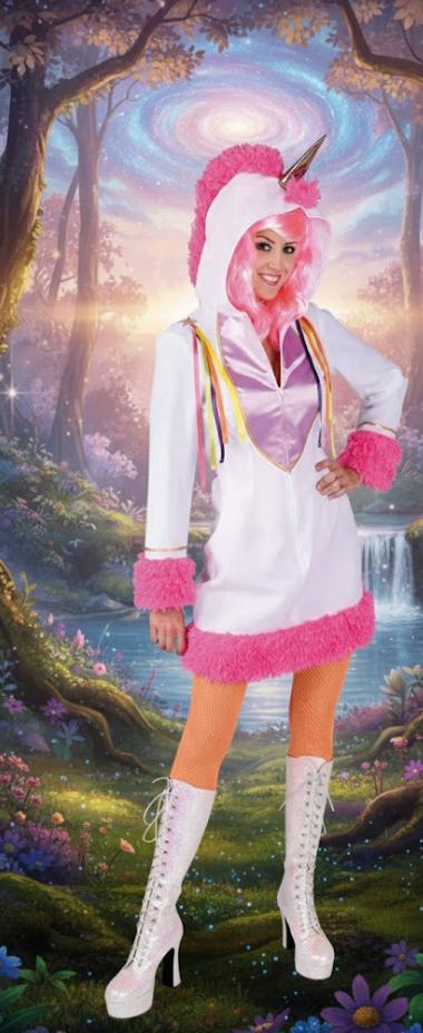 Eenhoorn - unicorn Jurkje, Maat XS = 34*, Carnaval, Nieuw, Ophalen of Verzenden, Kleding