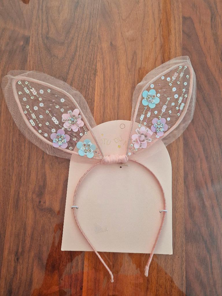 Tutu du monde almond lapin headband bunny ears Easter, Ophalen of Verzenden, Nieuw, Tutu Du Monde