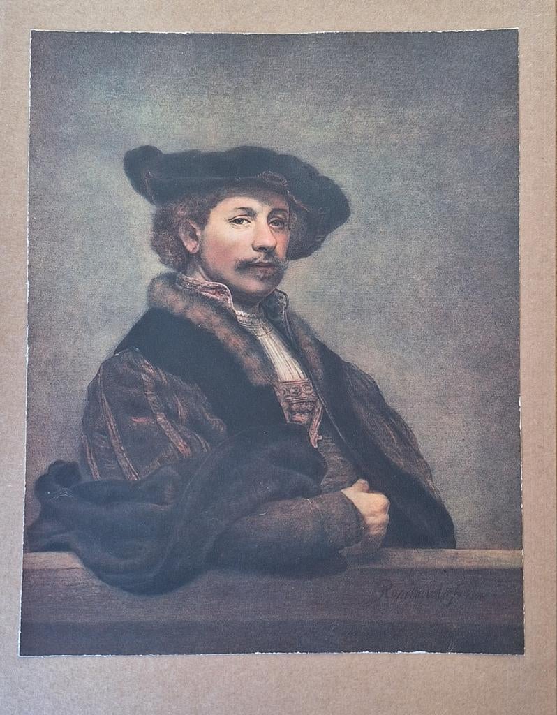Rembrandt van Rijn - Zelfportret, Antiek en Kunst, Ophalen of Verzenden