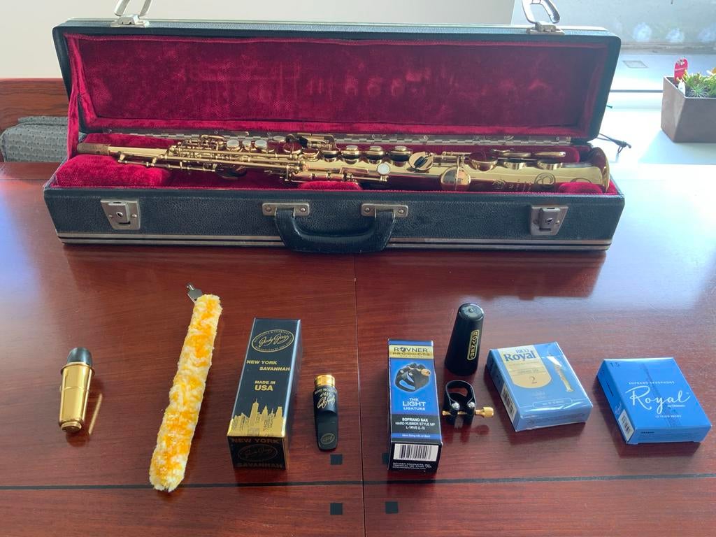 Selmer Mark VI Sopraan Sax - Gereviseerd, Ophalen, Zo goed als nieuw, Sopraan, Met koffer