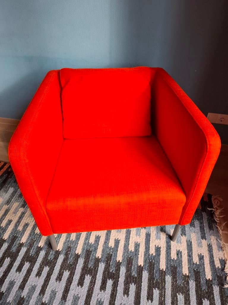 Ikea EKERÖ
Fauteuil, Skiftebo oranje, zo goed als nieuw, Huis en Inrichting, Fauteuils, Ophalen, Minder dan 75 cm, Zo goed als nieuw
