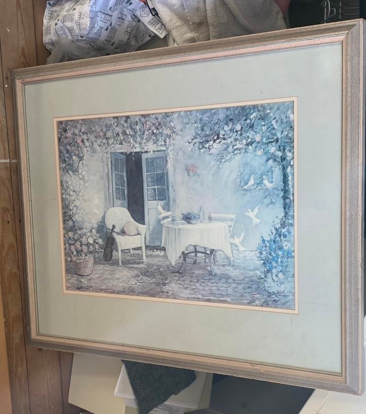 Schilderij met lijst Floor Koomen 61x77cm, Ophalen of Verzenden
