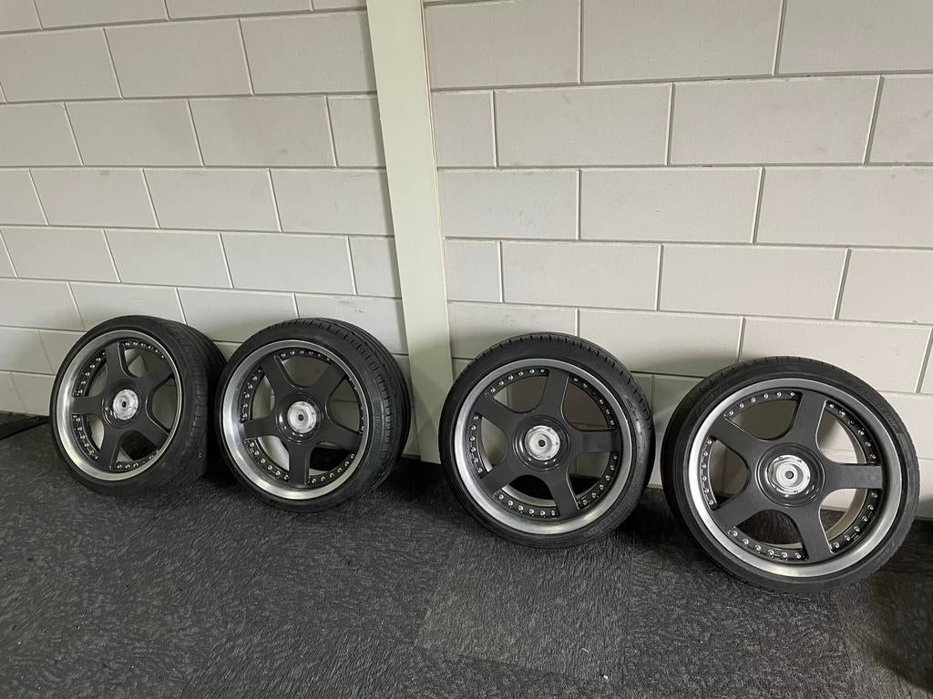 Sportvelgen 17 inch 3-delig breedset, Auto-onderdelen, Ophalen of Verzenden, 17 inch, Band(en)
