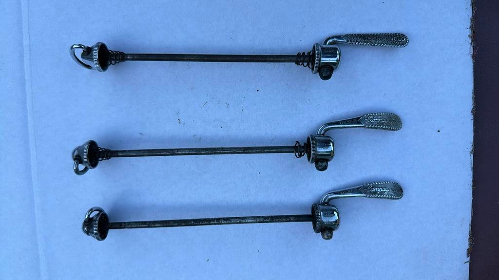 Campagnolo diverse assen Record, Fietsen en Brommers, Fietsonderdelen, Ophalen of Verzenden, Gebruikt, Overige typen, Campagnolo Record