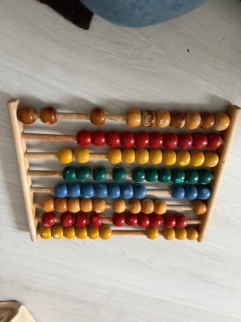 Vintage Telraam - Educatief Speelgoed, Ophalen, Gebruikt, Rekenen