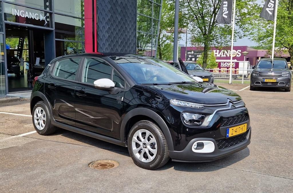 Citroën C3 1.2 Puretech 83pk S&S 2024 Zwart, Voorwielaandrijving, 83 pk, 40 €/maand, Zwart