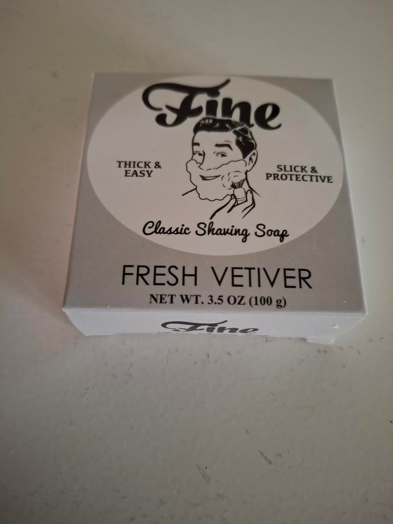 Fresh Vetiver Fine Classic Shaving Soap- Nieuw in verpakking, Ophalen of Verzenden, Nieuw, Gehele gezicht