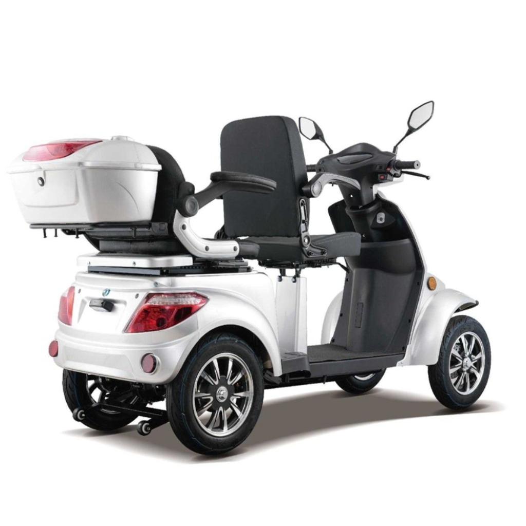 Duo Scootmobiel V5 – 25 km/u | 90 km Actieradius (Nieuw), Ophalen of Verzenden, Nieuw, 46 km of meer, 16 km/u of meer