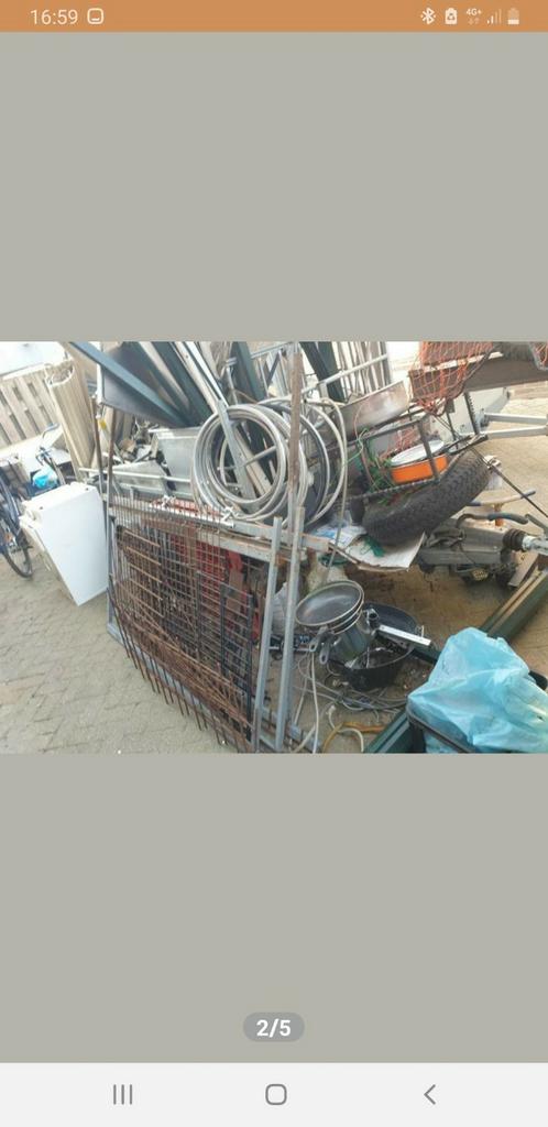We halen gratis oud ijzer op, Doe-het-zelf en Verbouw, Metalen, Gebruikt, Aluminium, Ophalen of Verzenden