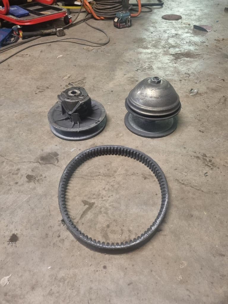 Canta nieuwe model variokoppeling set met aandrijfriem, Ophalen of Verzenden, Gebruikt