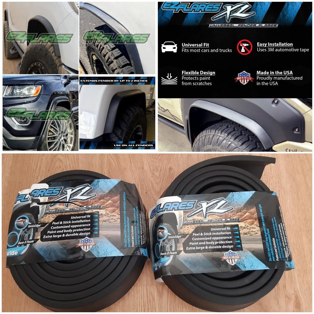 EZ Flares XL - Spatbordverbreder / Spatbord Verbreder, Auto diversen, Auto-accessoires, Nieuw, Ophalen of Verzenden