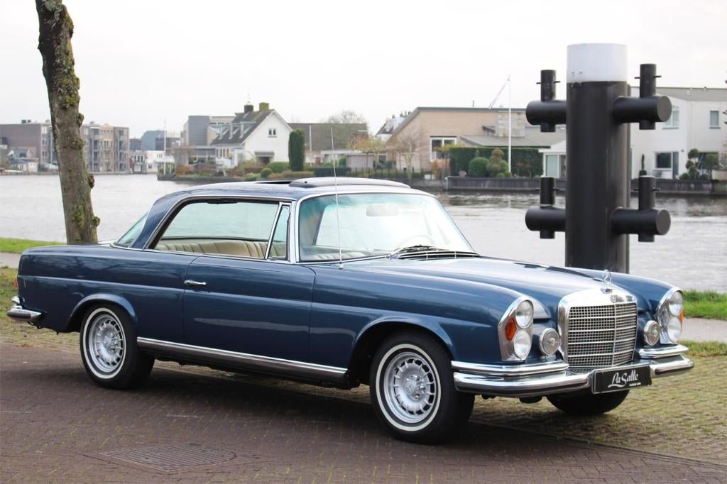 1971 Mercedes-Benz 280 SE 3.5 Coupe W111 - Origineel NL, Auto's, Automaat, Achterwielaandrijving, Beige, Blauw