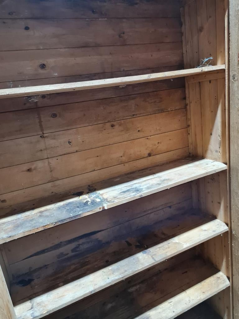 Grote Houten Kast met Deuren voor werkplaats, schuur, garage, Ophalen, 100 tot 150 cm, 200 cm of meer, Boeren