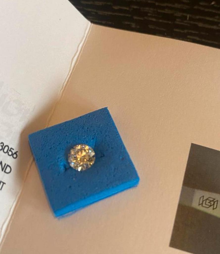 Diamant 0,53 carat met certificaat VVS1 - D color - round, Ophalen of Verzenden, Nieuw