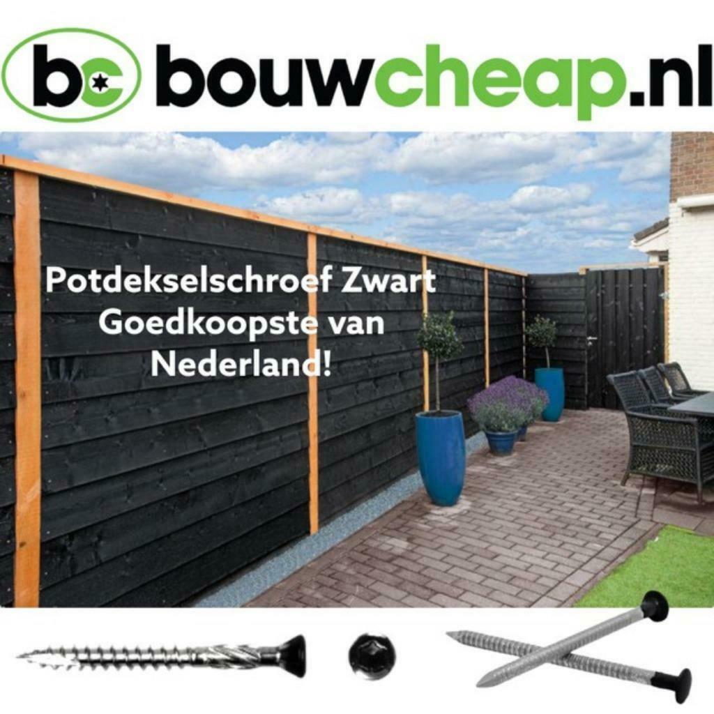 SCHROEVEN VOOR SCHUTTING EN OF POTDEKSEL BOUWCHEAP, Ophalen of Verzenden, Nieuw, Schroeven, Rvs