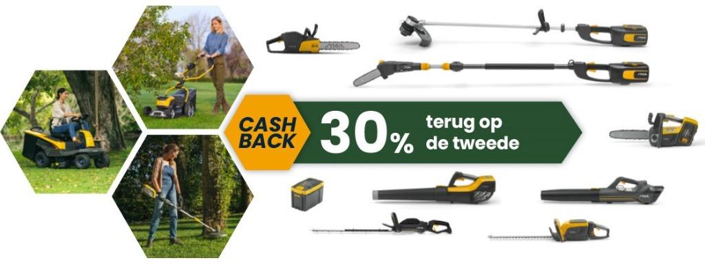 Stiga COMBI 340e Kit incl. 48V 4 Ah Li-ion accu maaier, Tuin en Terras, Grasmaaiers, Cirkelmaaier, Stiga, Accu-grasmaaier, Nieuw