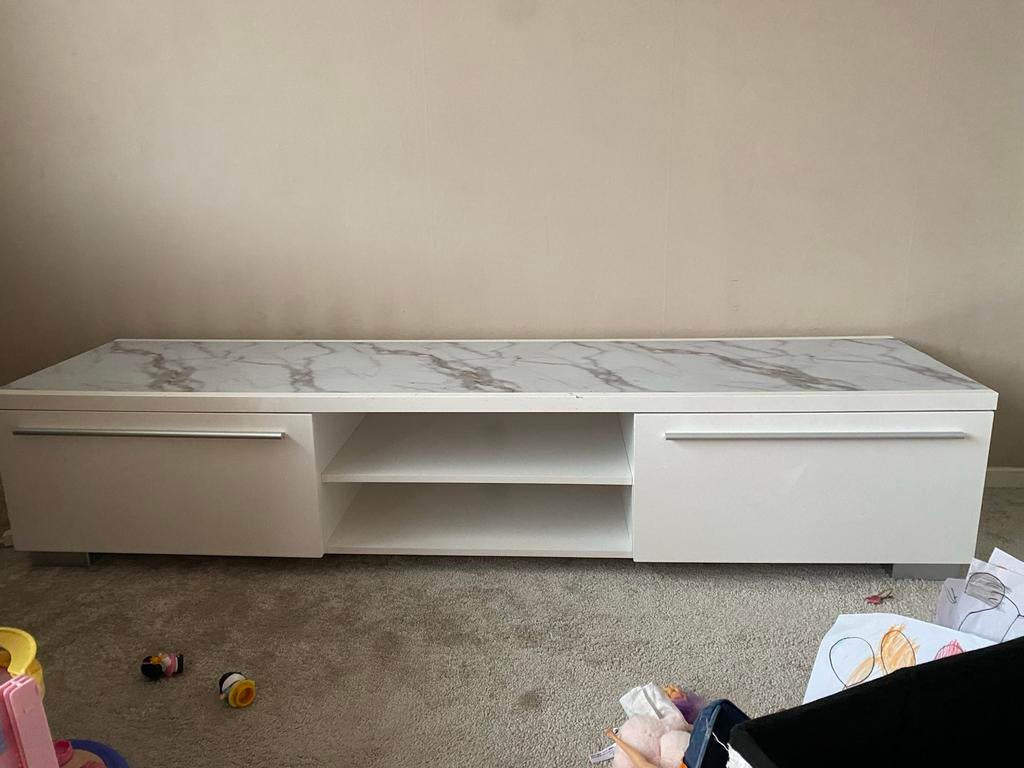 Tv meubel, Ophalen, Gebruikt, 150 tot 200 cm, Minder dan 100 cm