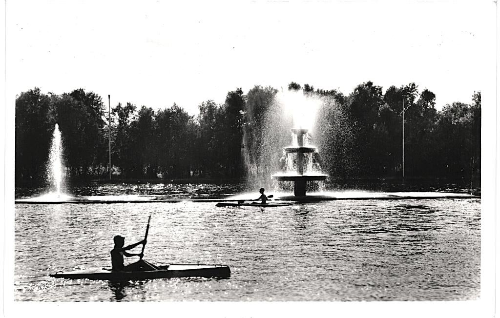 80526 Naarden Bussum Oud Valkeveen Kanovijver 1954 Postzegel, Ophalen of Verzenden, 1940 tot 1960, Gelopen, Noord-Holland