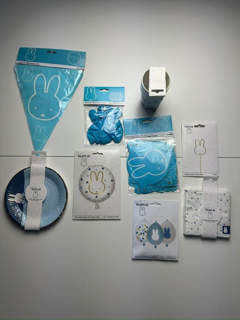 Nijntje pakket (9) Blauw, Ophalen, Nieuw, Versiering, Verjaardag