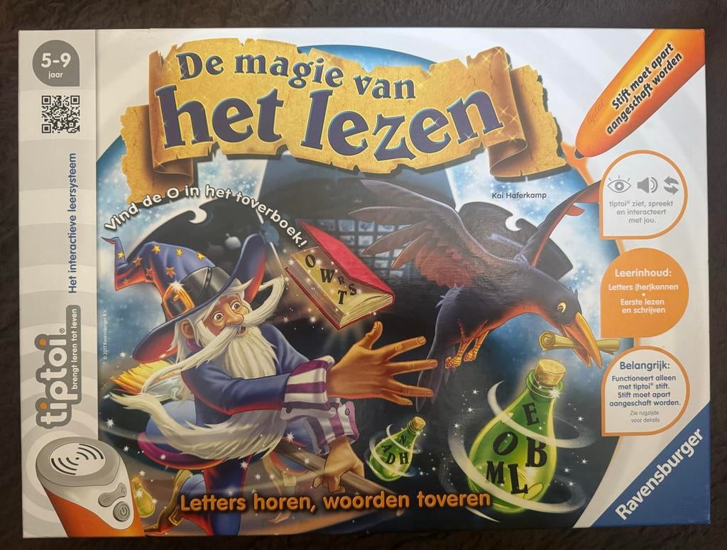 Tiptoi De Magie van het Lezen - Interactief Leersysteem, Kinderen en Baby's, Ophalen of Verzenden, Zo goed als nieuw, Taal en Lezen