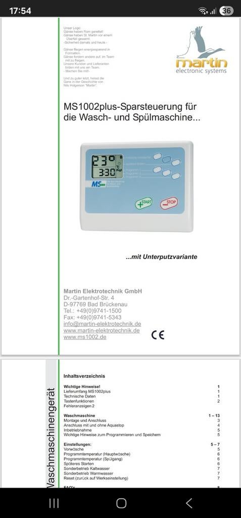 Mengsysteem voor warm water in de wasmachine, Witgoed en Apparatuur, Ophalen of Verzenden, Gebruikt