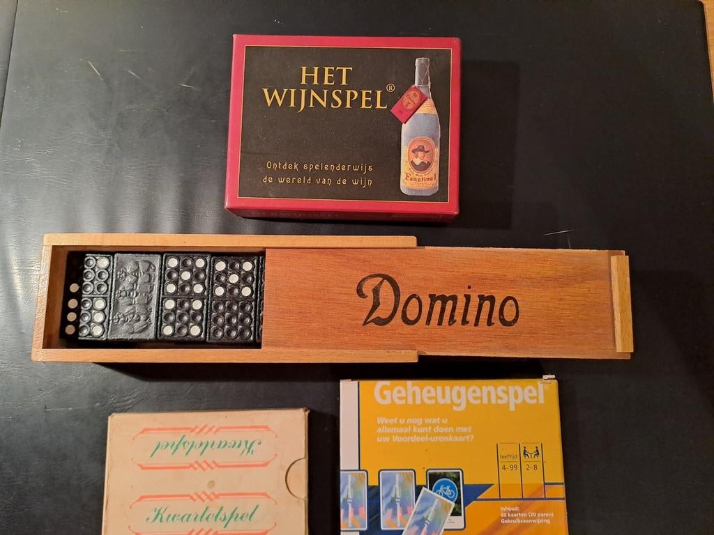Spellen,  oude, 4 stuks, Ophalen of Verzenden, Gebruikt