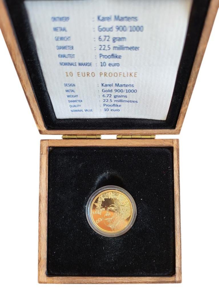 Nederland 10 Euro 2003 Vincent van Gogh Goud, Ophalen of Verzenden, Goud