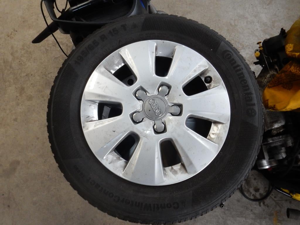 Audi a3 (Winterset) 185/65/15, Ophalen, Gebruikt, 15 inch, Banden en Velgen