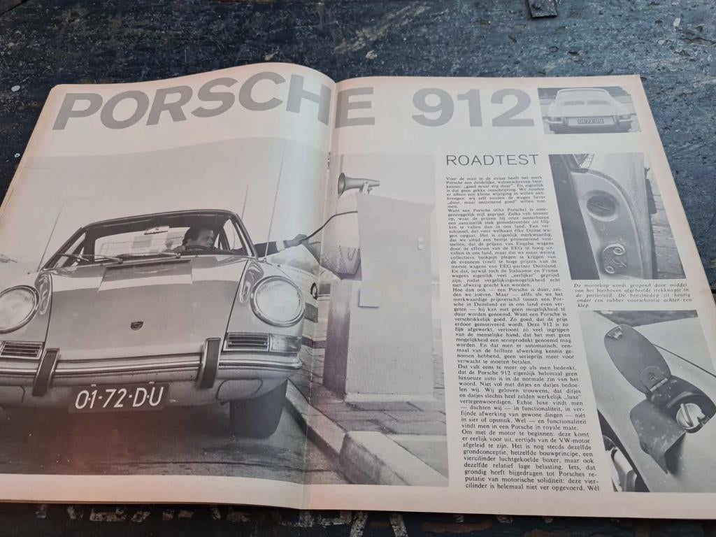 Porsche 912 Test, Matra 530, Fiat Abarth 1300, NSU TT 1967, Ophalen of Verzenden, Zo goed als nieuw