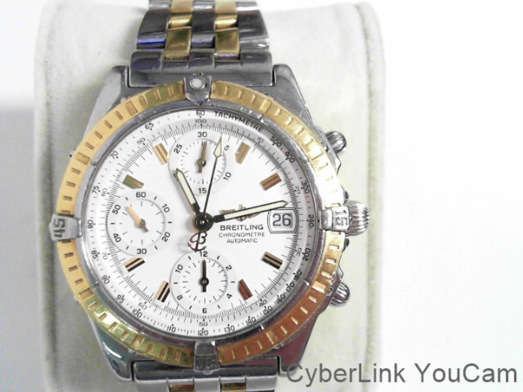 321824 Breitling Chronomat Gold-Steel 39mm, Ophalen of Verzenden, Zo goed als nieuw, Polshorloge, Breitling