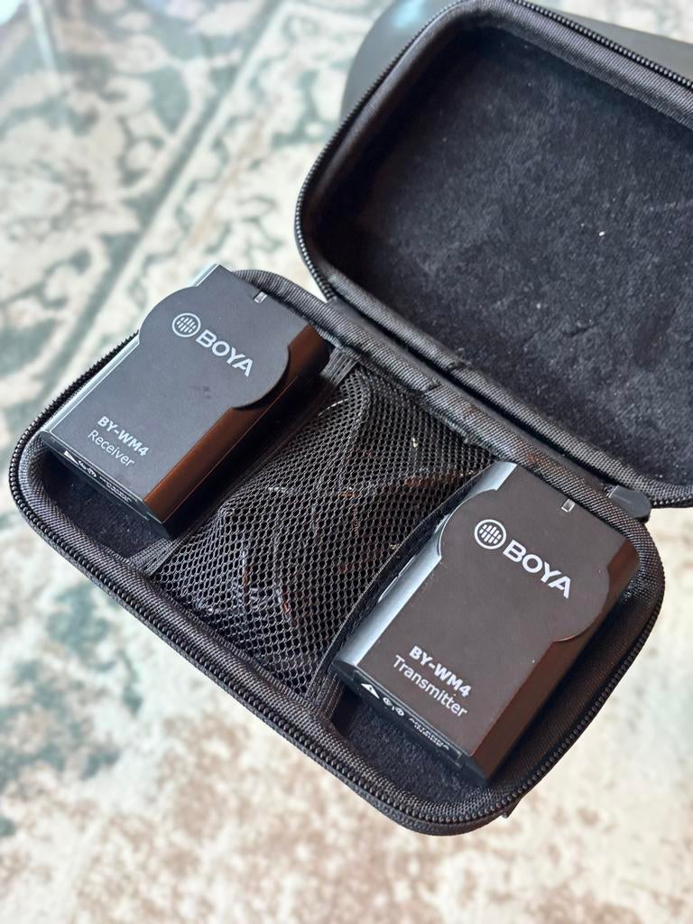 BOYA Lavalier Microfoon - BY-WM4, Ophalen of Verzenden, Zo goed als nieuw, Audio