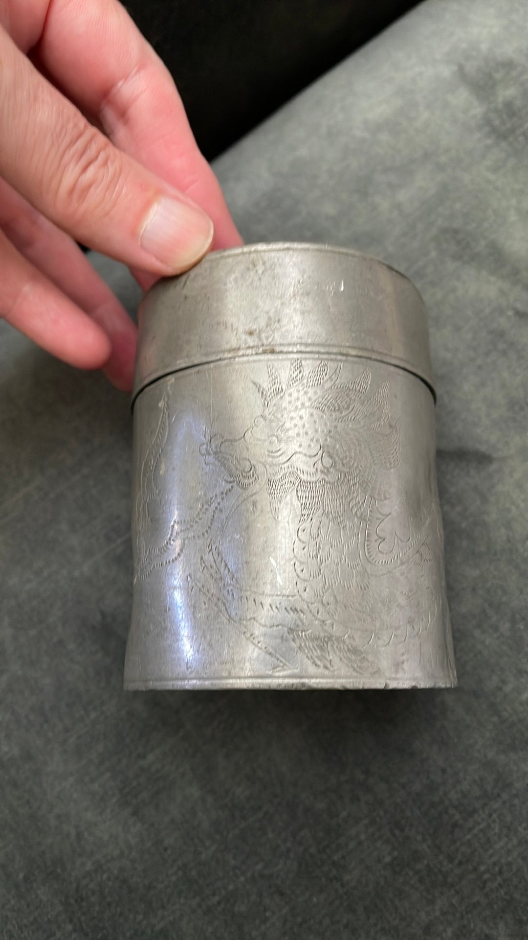 Chinees Tin blijkje, Ophalen of Verzenden