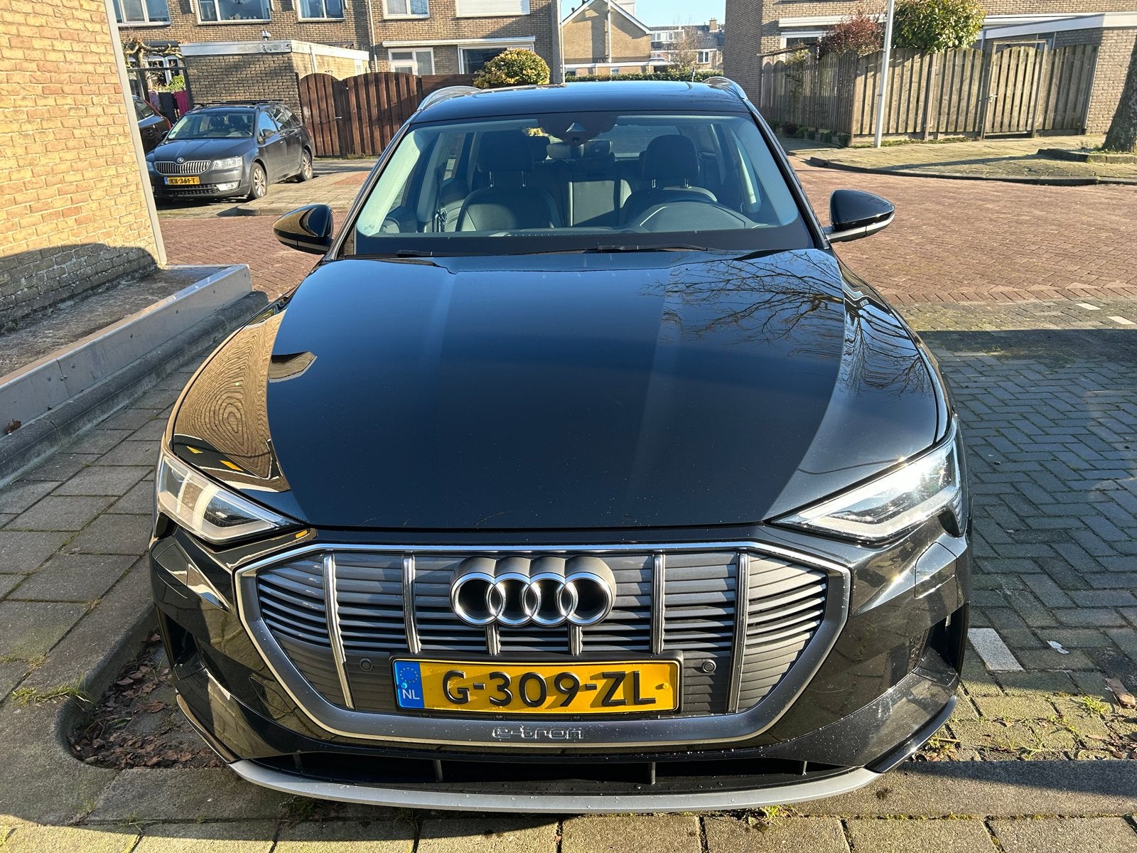 Audi e-tron 50 Quattro 313pk, Auto's, Automaat, 1800 kg, Zwart, 124 €/maand
