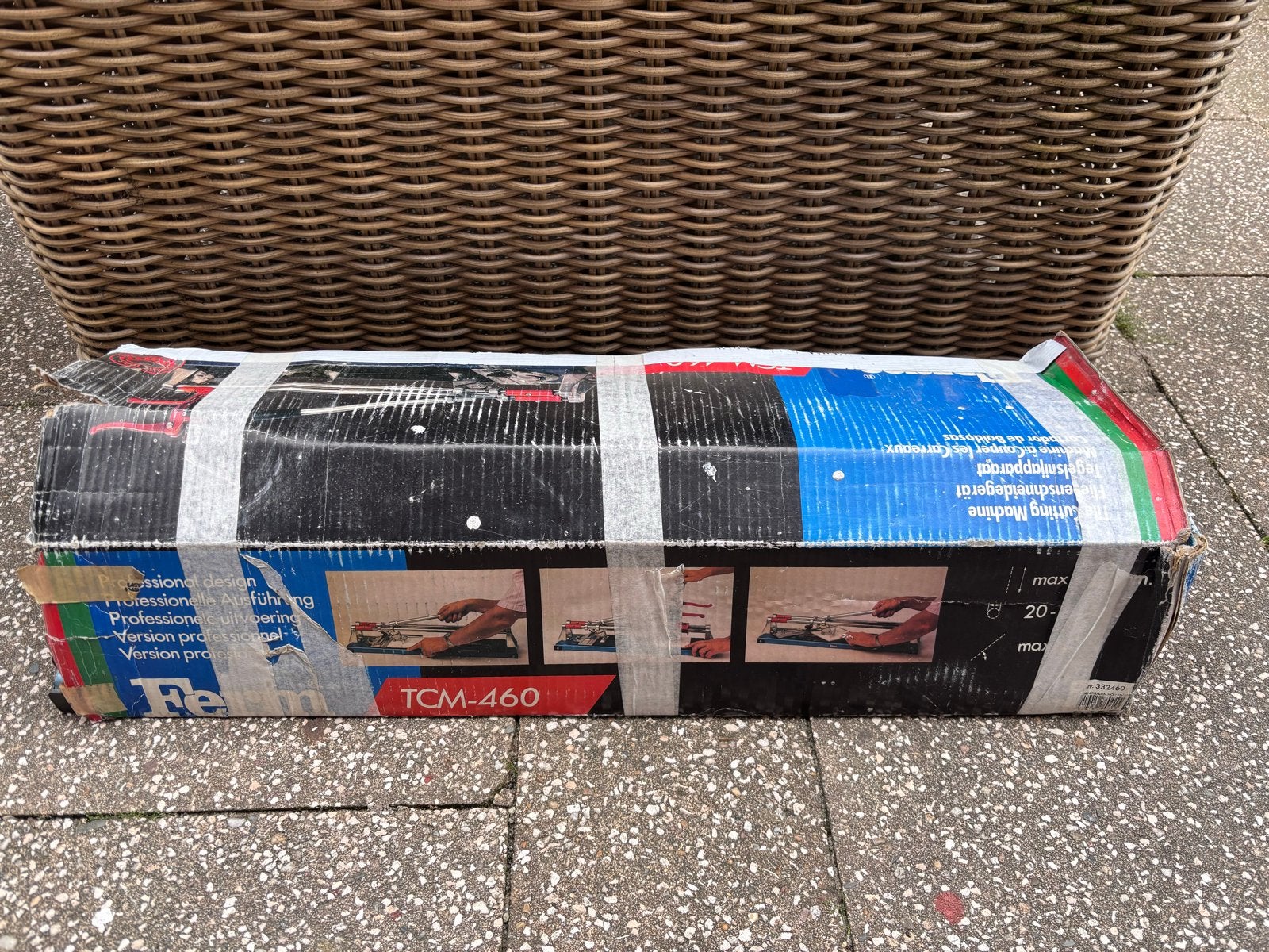 Ferm TCM460 Tegelsnijder tegelsnijapparaat, Doe-het-zelf en Verbouw, Gereedschap | Overige machines, Ophalen, Gebruikt