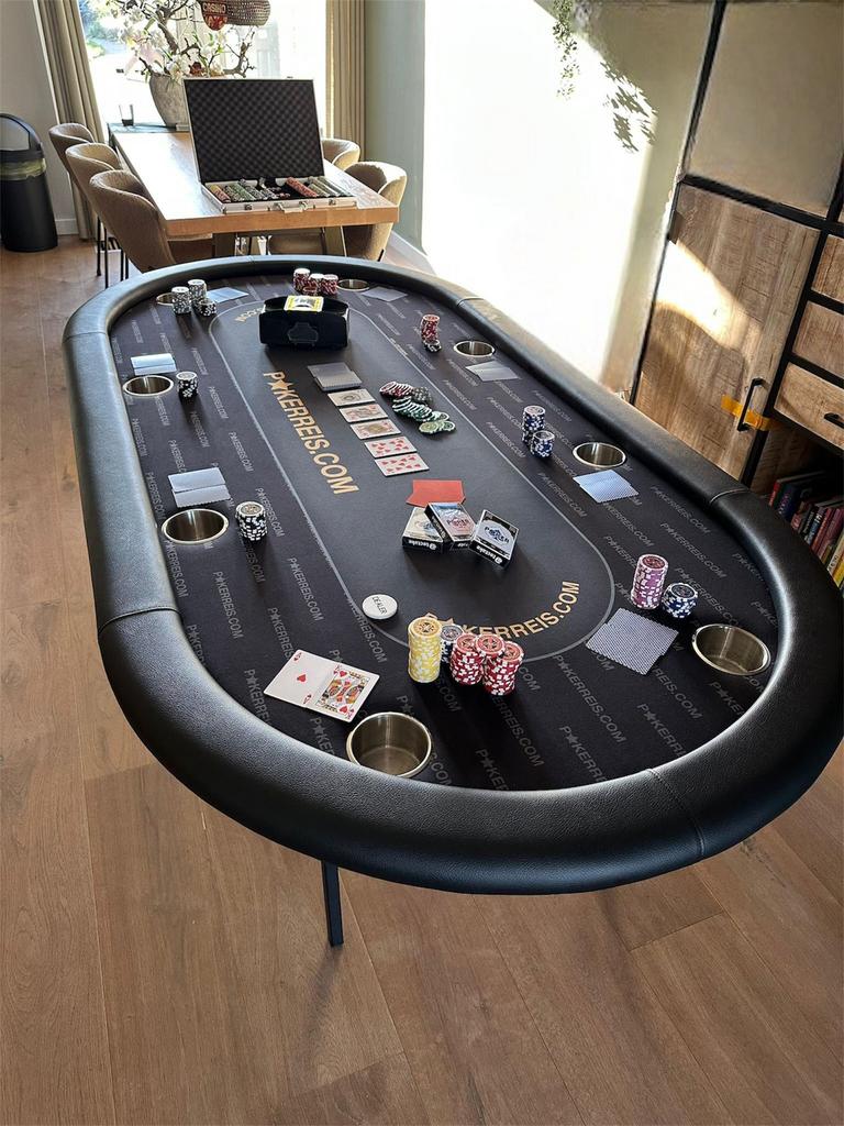 Pokertafel te HUUR, Ophalen of Verzenden, Zo goed als nieuw