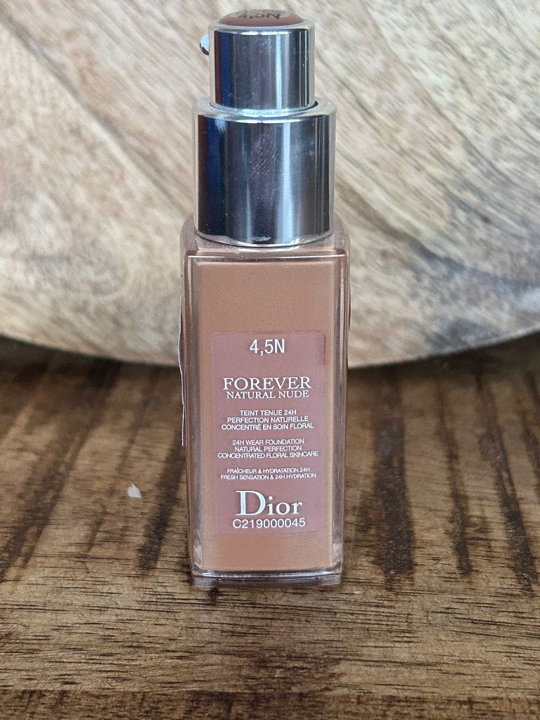 Dior Forever Natural Nude Foundation 4.5N, Gehele gezicht, Beige, Ophalen of Verzenden, Zo goed als nieuw