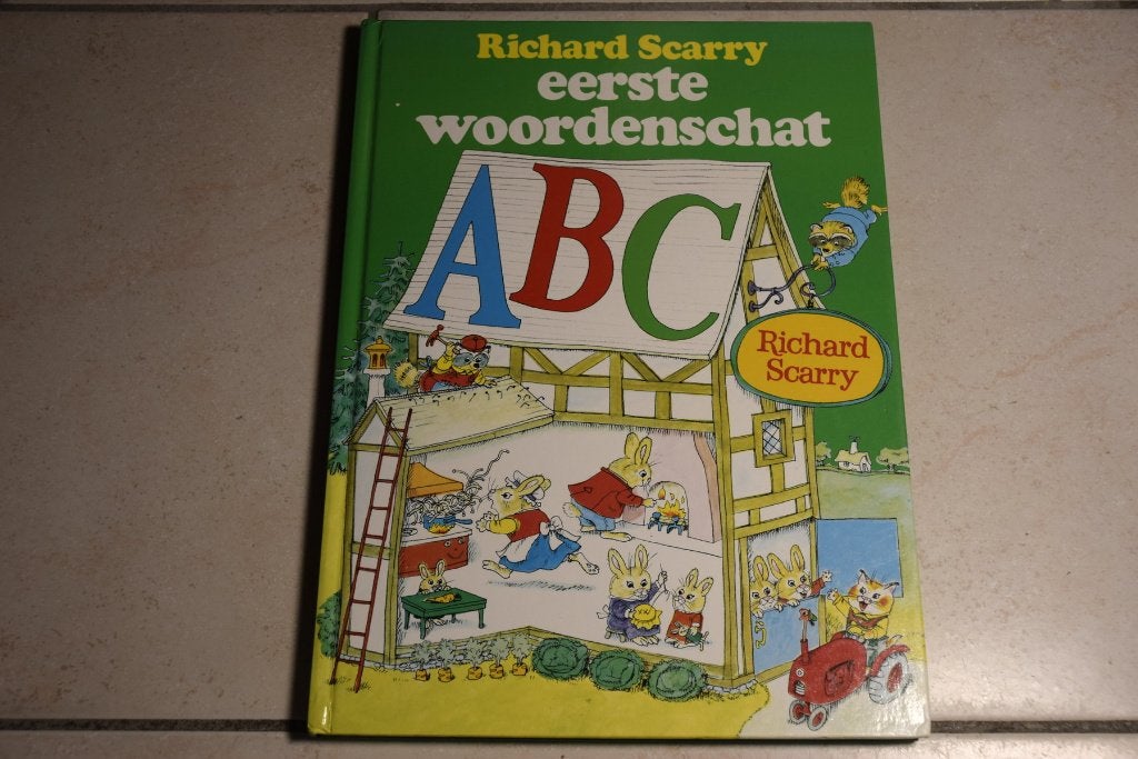 Eerste woordenschat ABC / Richard Scarry, Ophalen of Verzenden, Gelezen, Fictie algemeen, Voorleesboek