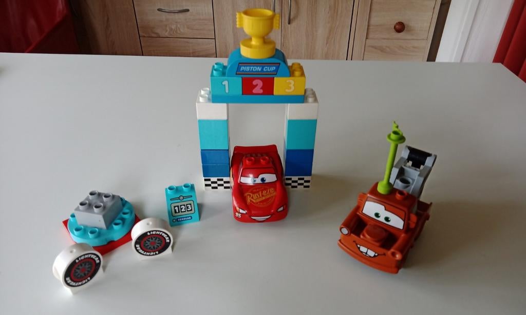 LEGO Duplo Cars Piston Cup Race, Ophalen of Verzenden, Gebruikt, Duplo, Overige thema's