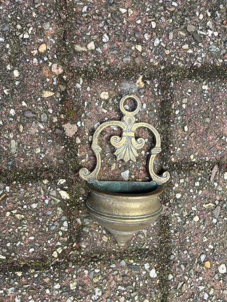 Koperen Wijwaterbakje, Antiek en Kunst, Antiek | Koper en Brons, Ophalen