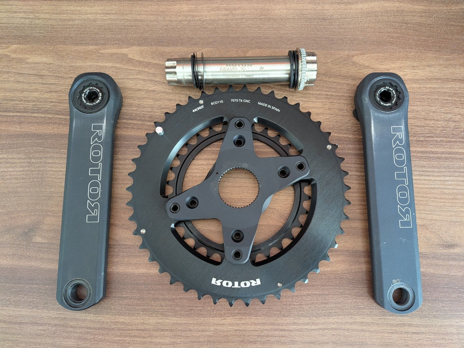Rotor Ns24 crankset 165mm, Fietsen en Brommers, Verzenden