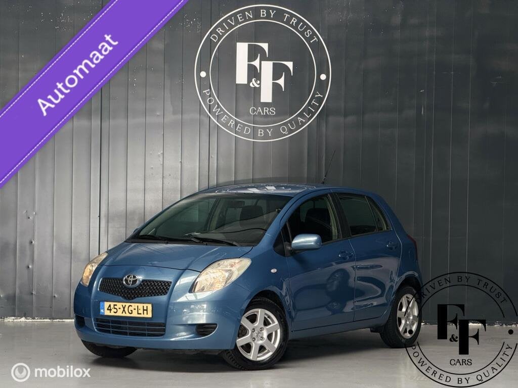 Toyota Yaris 1.3 VVT-i Sol MMT|Automaat|5 Deurs|NAP|Airco, Stof, 4 cilinders, Blauw, Origineel Nederlands