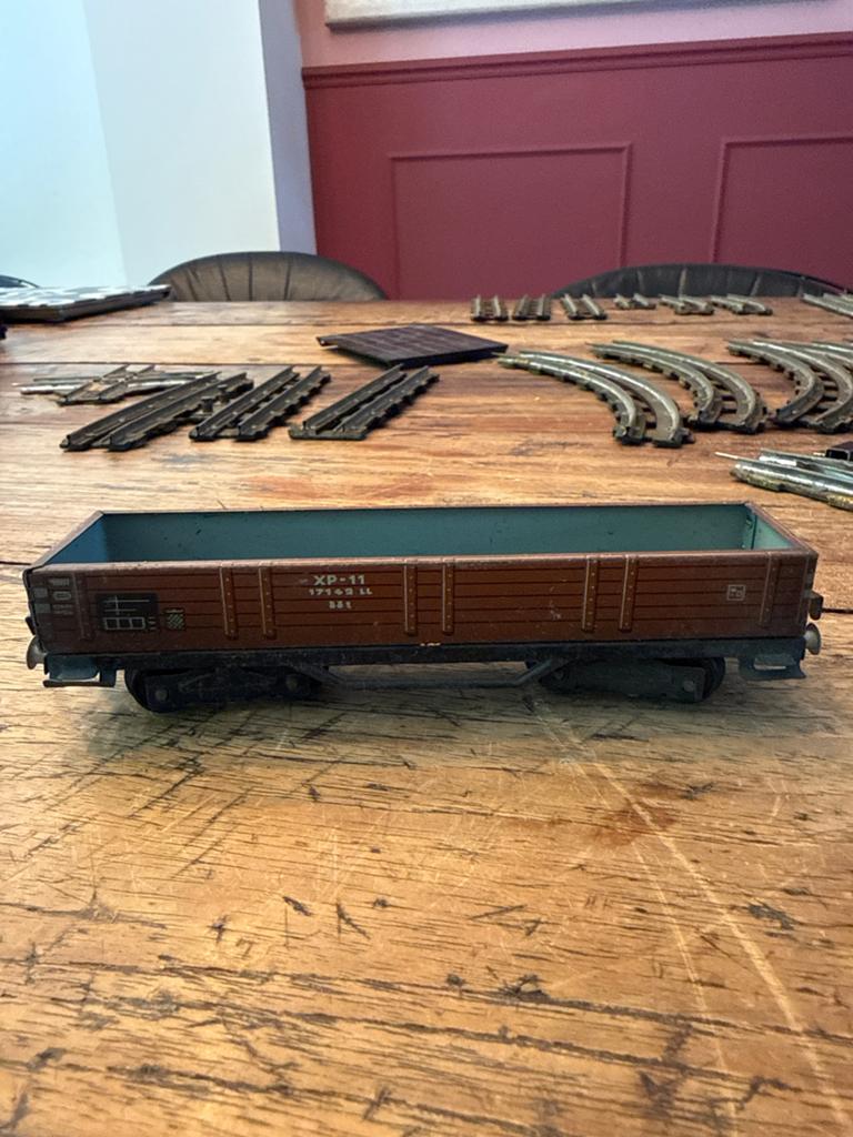 Märklin lagebakwagon XP-11, jaren '30 - Antiek Speelgoed, Wisselstroom, Gebruikt, Wagon, Ophalen of Verzenden