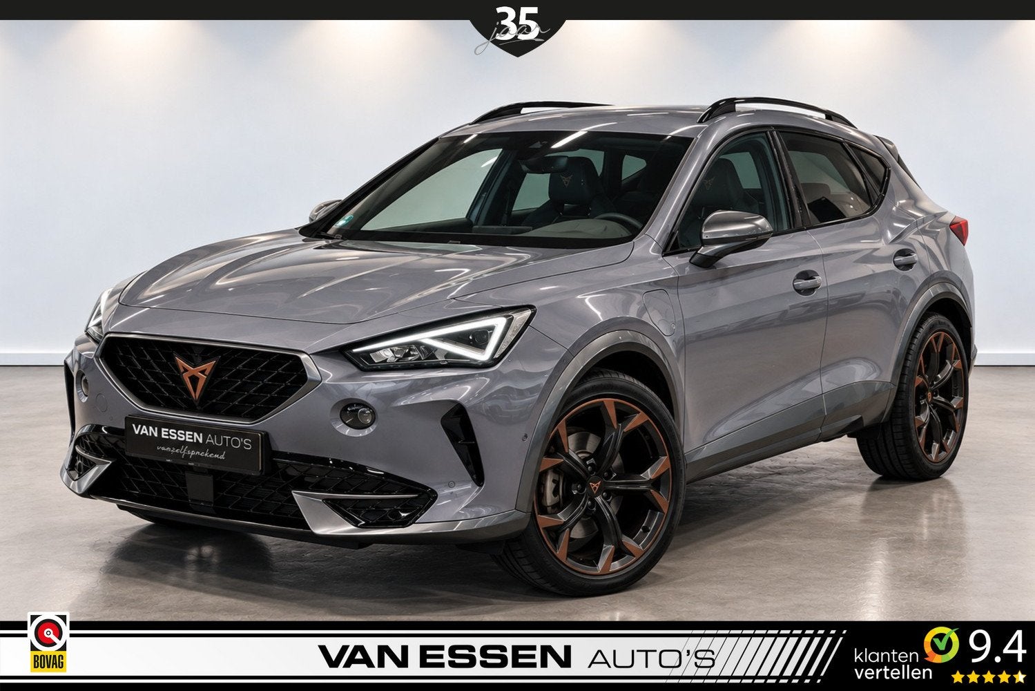 CUPRA Formentor 1.4 e-Hybrid VZ Copper Edition WORD VERWACHT, Gebruikt, 4 cilinders, Formentor, Leder