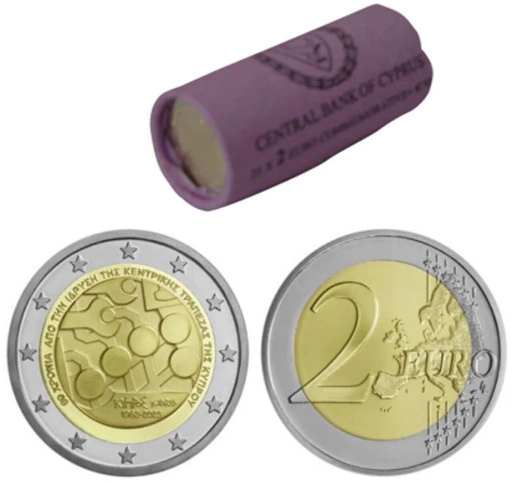 CYPRUS ALLE JAREN SPECIALE 2 EURO MUNTEN BIJ JOHN, Verzenden, Cyprus, 2 euro, Losse munt
