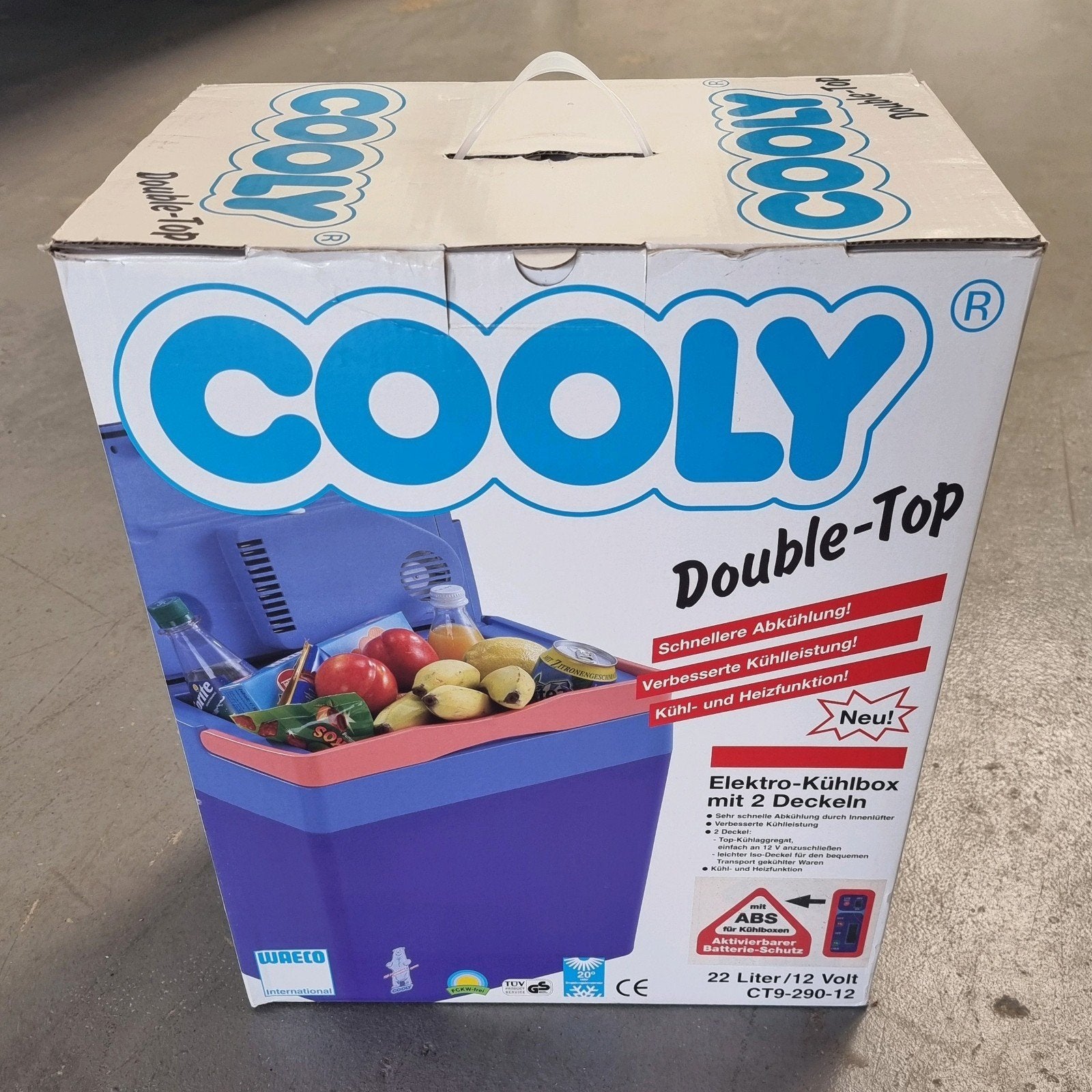 Waeco Cooly Double Top elektrische koelbox 12V-22L, Caravans en Kamperen, Koelboxen, Nieuw, Koelbox, Elektrisch, Ophalen
