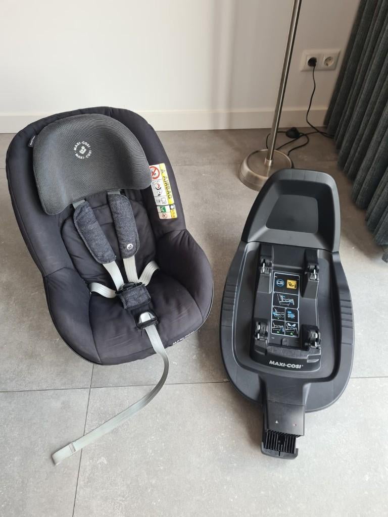 Maxi cosi autostoel Pearl Smart + Familyfix 2 base (isofix), Ophalen, Gebruikt, 9 t/m 18 kg, Isofix