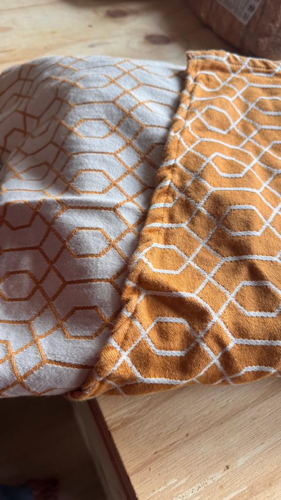 Draagdoek We are Wovens Mixite Raven okergeel Organic Cotton, Ophalen of Verzenden, Zo goed als nieuw, Geel, Vierkant