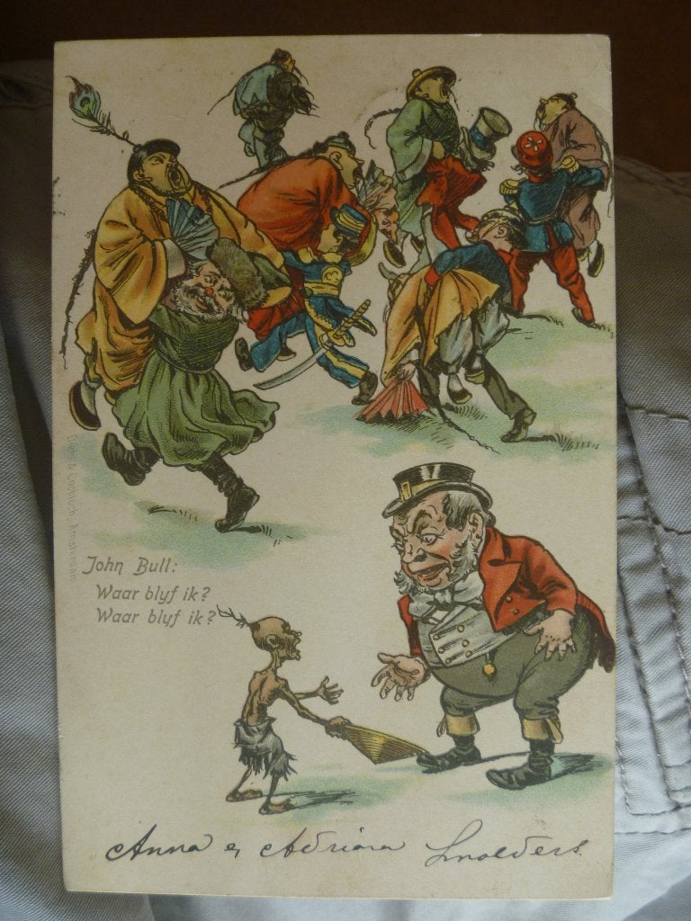 Ansichtkaart.Boxer Rebellion. Zeer zeldzaam.Oorlog China, Ophalen of Verzenden, Voor 1920, Gelopen, Politiek en Historie